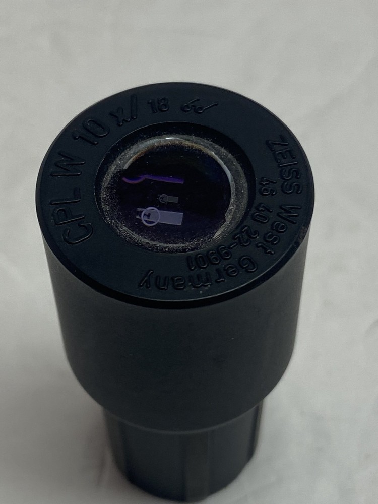 Zeiss microscope Objective CPL W 10x/18, West Germany