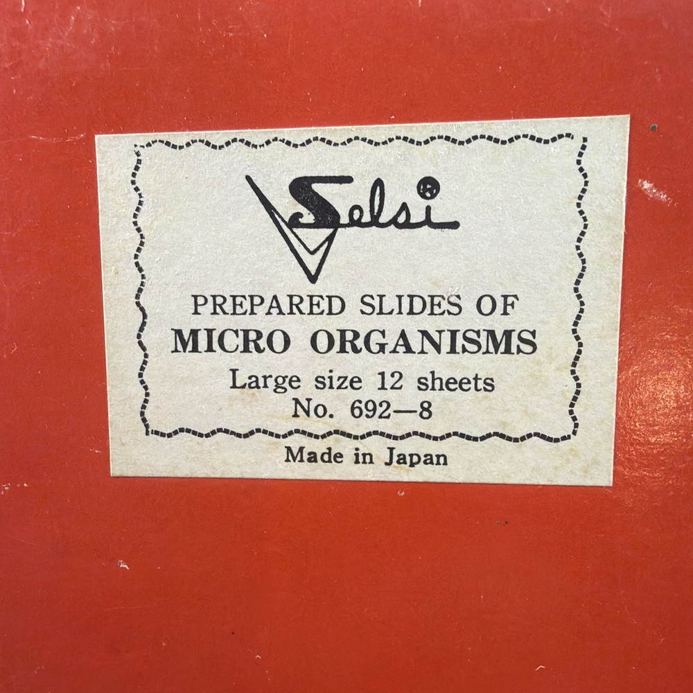 Vintage Monolux Microscope W/ Case And Slides Model 6120