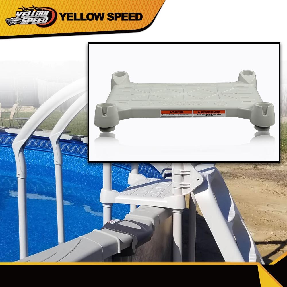 1Pcs Platform Fit For Above Ground BiltMor Swimming Pool Step White
