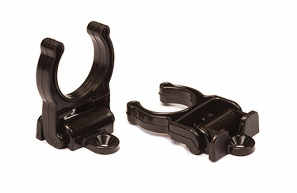 Folding Paddle Clip 1-1/2" Black Nylon (2 per pack)