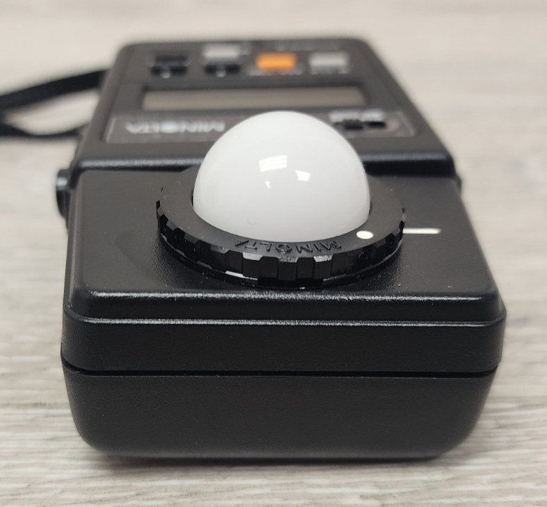Minolta Auto Meter III 3 Handheld Light Exposure Meter With Case Tested Working