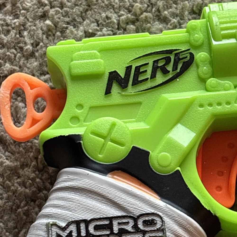 4 Nerf Micro Guns-Zombie micro Shots-orange Jolt-blue Micro Gun-blue 2017 Micro