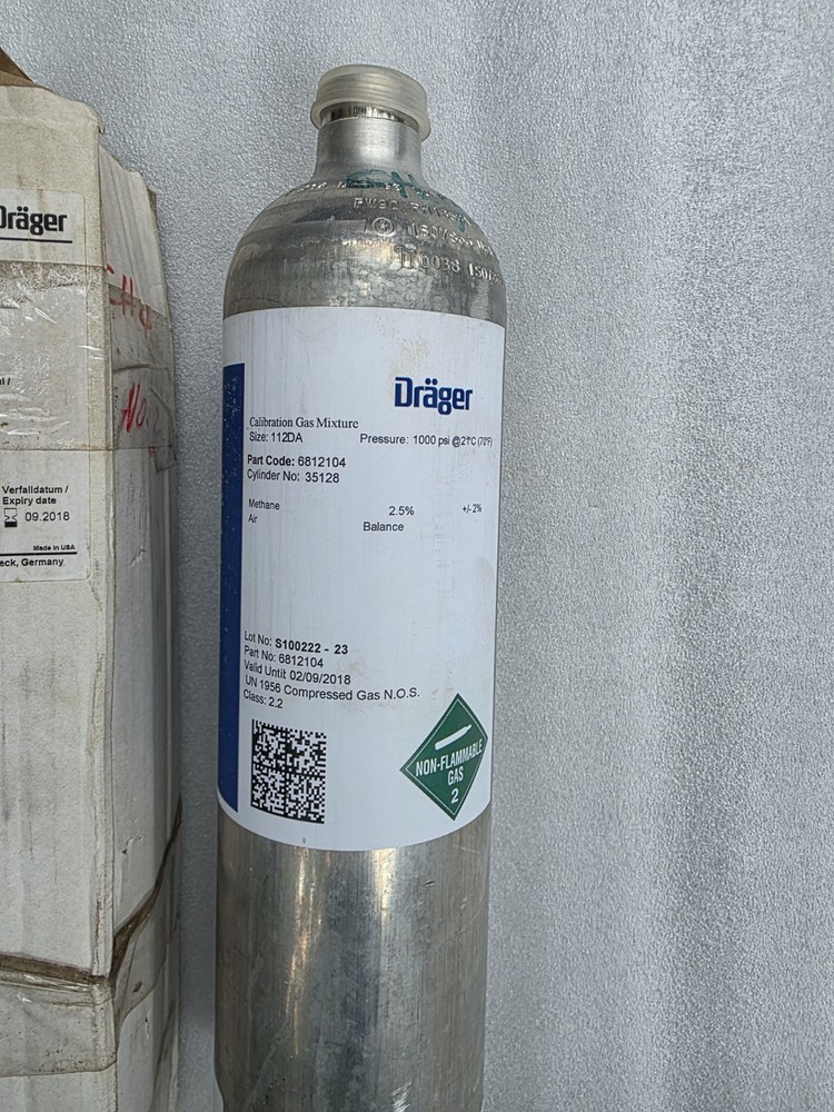 Drager 6812104 Calibration Gas