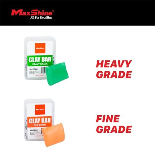 2-Pack Magic Clay Bar (50g Each) - Heavy Grade Material for 2-Pack Heavy Grade