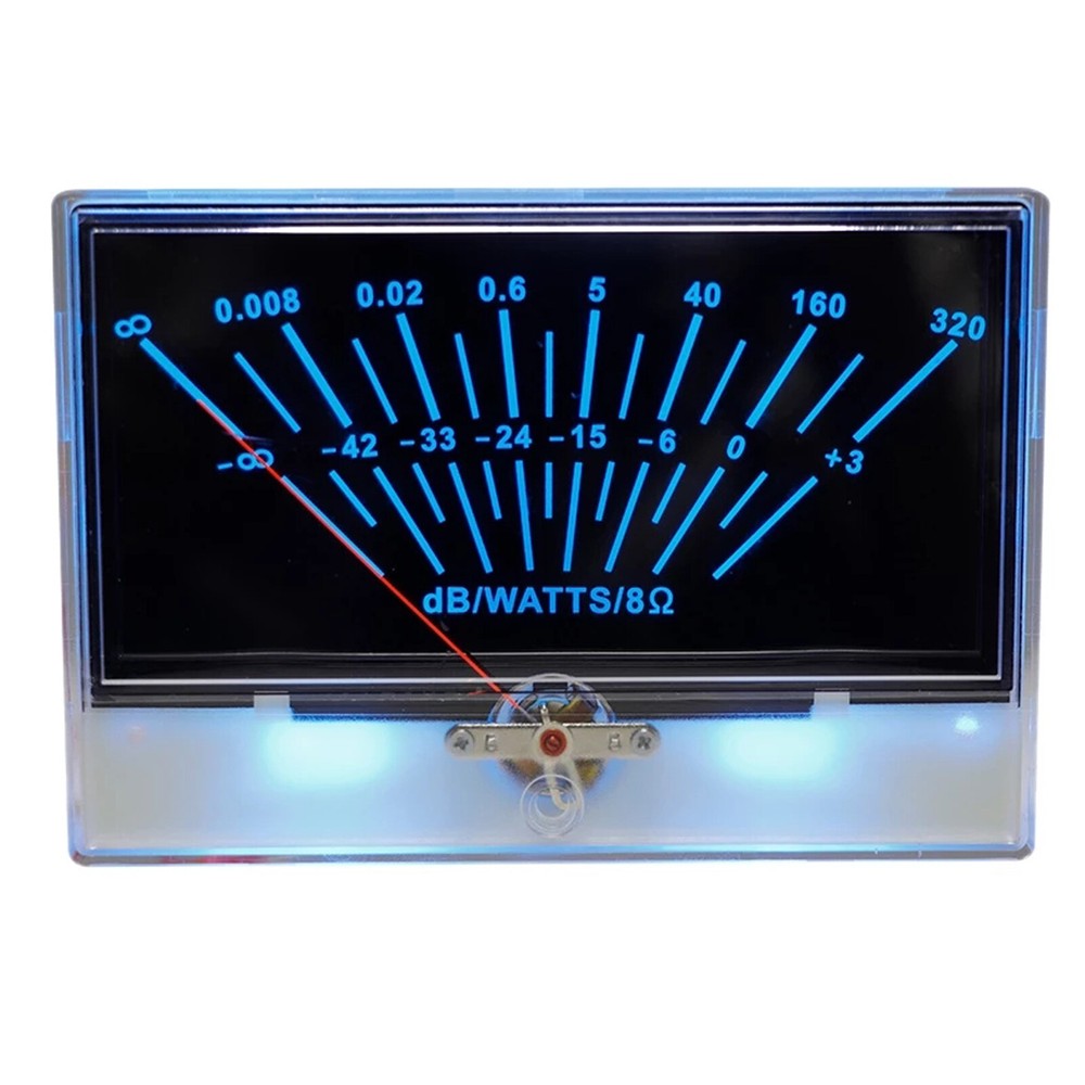 Promotion ：1pc VU Panel Meter P-134 DB Level Header Audio Amplifier Backlight