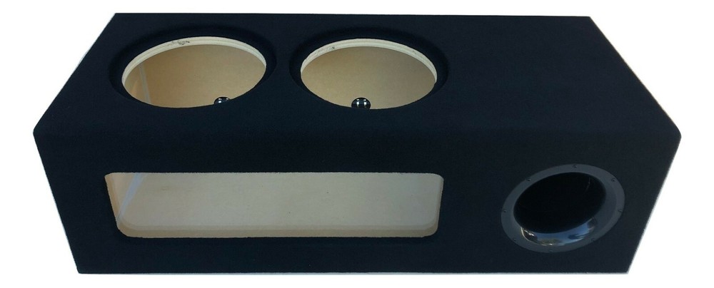 Ported Sub Box Enclosure for 2 12" DC Audio XL-12 Subs ~ Plexiglass Window ~