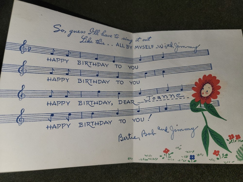 WWII Era Birthday Card #4