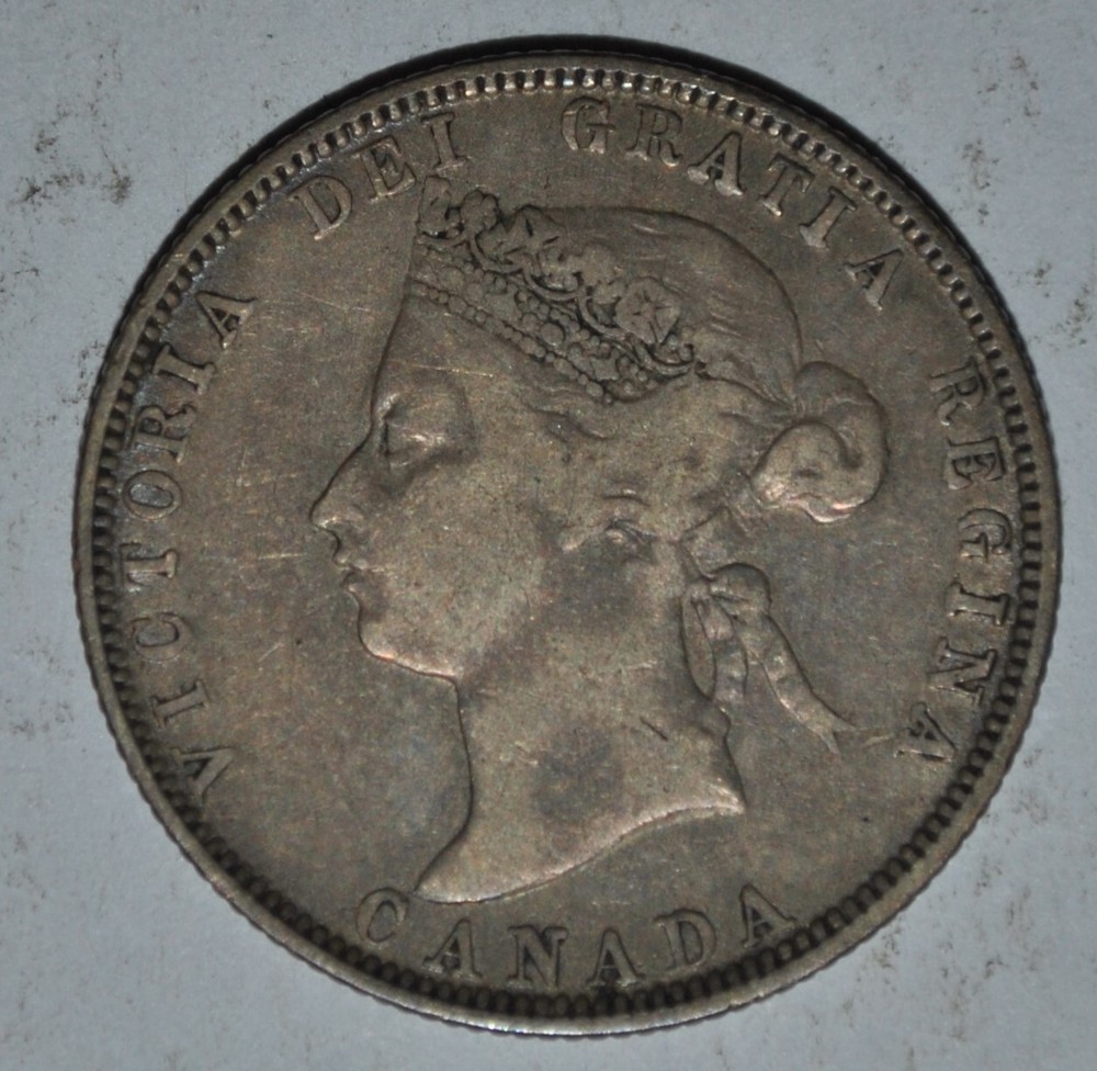 1880 CANADA 25 Cents {{{{4676