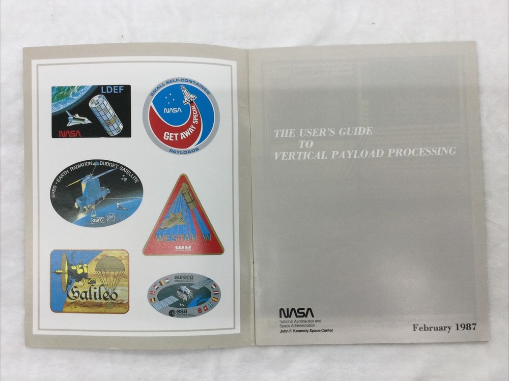 NASA The User’s Guide To Vertical Payload Processing 1987 Booklet