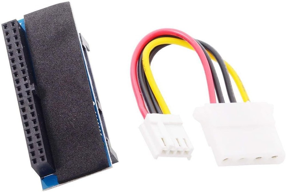 Cablecc IDE/PATA 40Pin Disk to SATA Female Blue