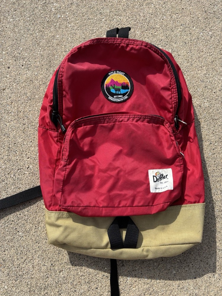 Title Fight Drifter Backpack Red
