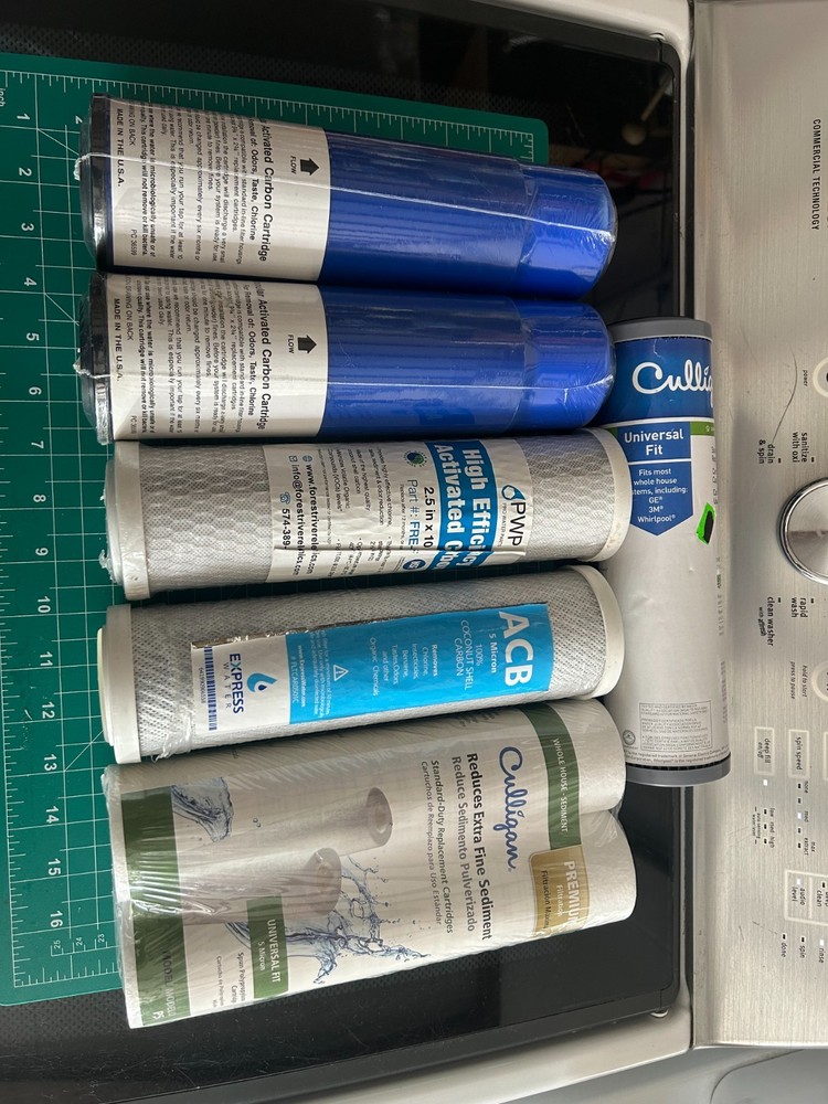 8-pack Culligan P5A P5 Whole House Premium Activated PWP Carbon Water Filter