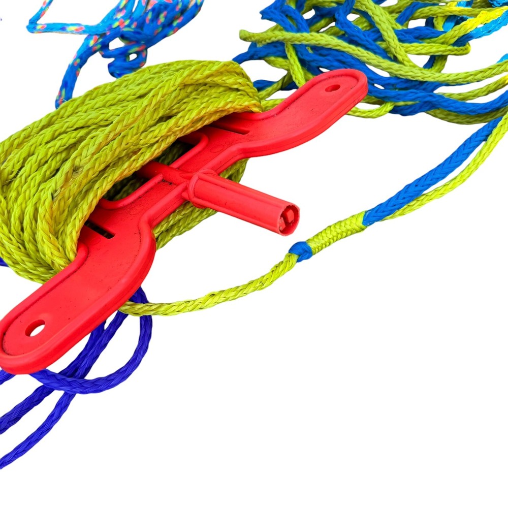 Water Ski Hy-Tech Handle and 2 Nylon Tow Ropes