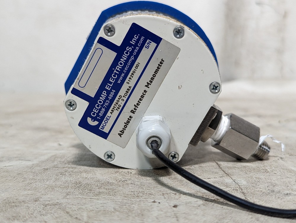 Cecomp Electronics ARM760AD absolute reference manometer, digital, 760-0 torr
