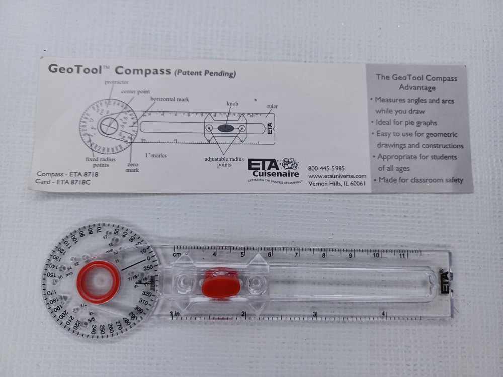 ETA Cuisenaire Geo Tool Compass