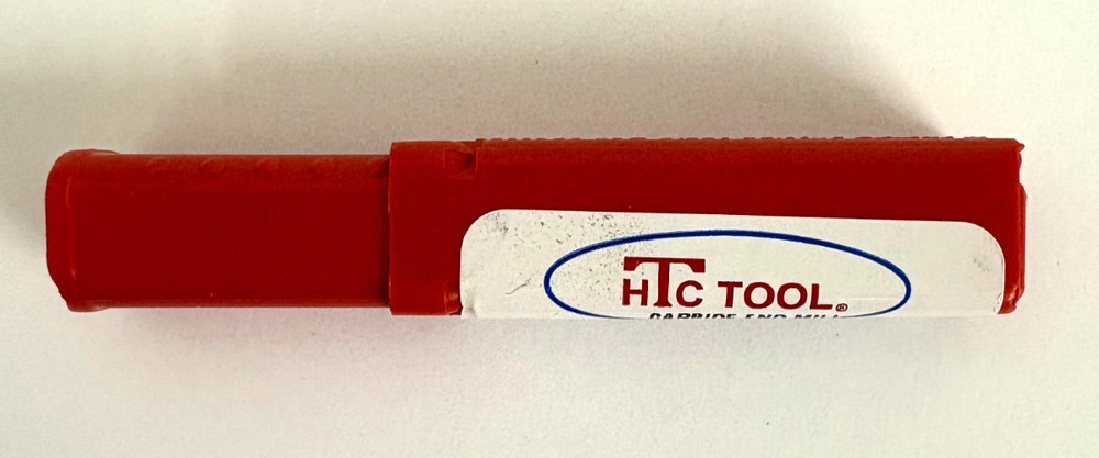 23/64" 4 FLUTE SOLID CARBIDE END MILL ALTIN COATED HTC 130-4359