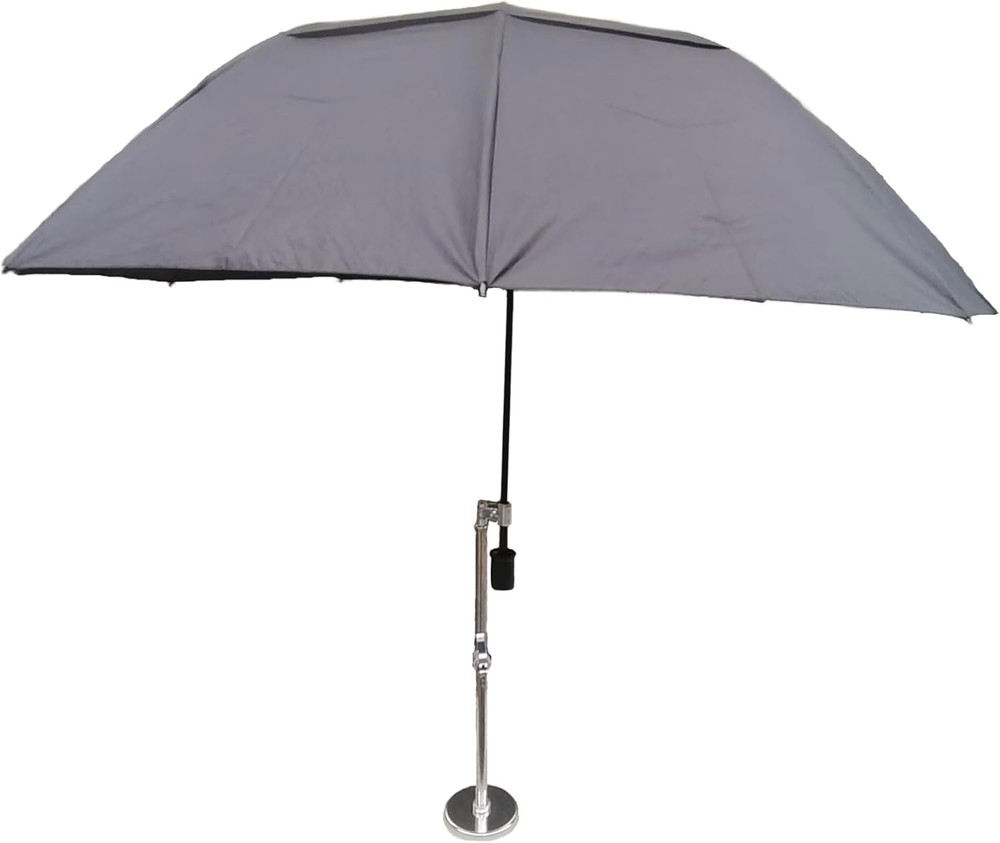 Magnetic Base HVAC Umbrella - Double Layer Foldable Sun Shade for AC Units