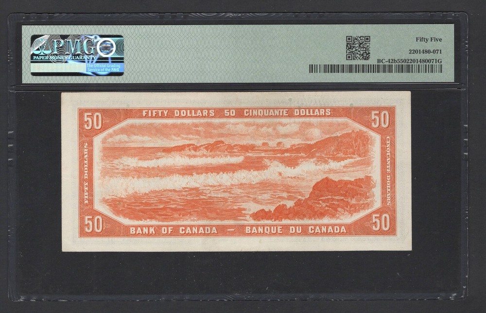 Canada 50 Dollars 1954 BC-42b About Uncirculated