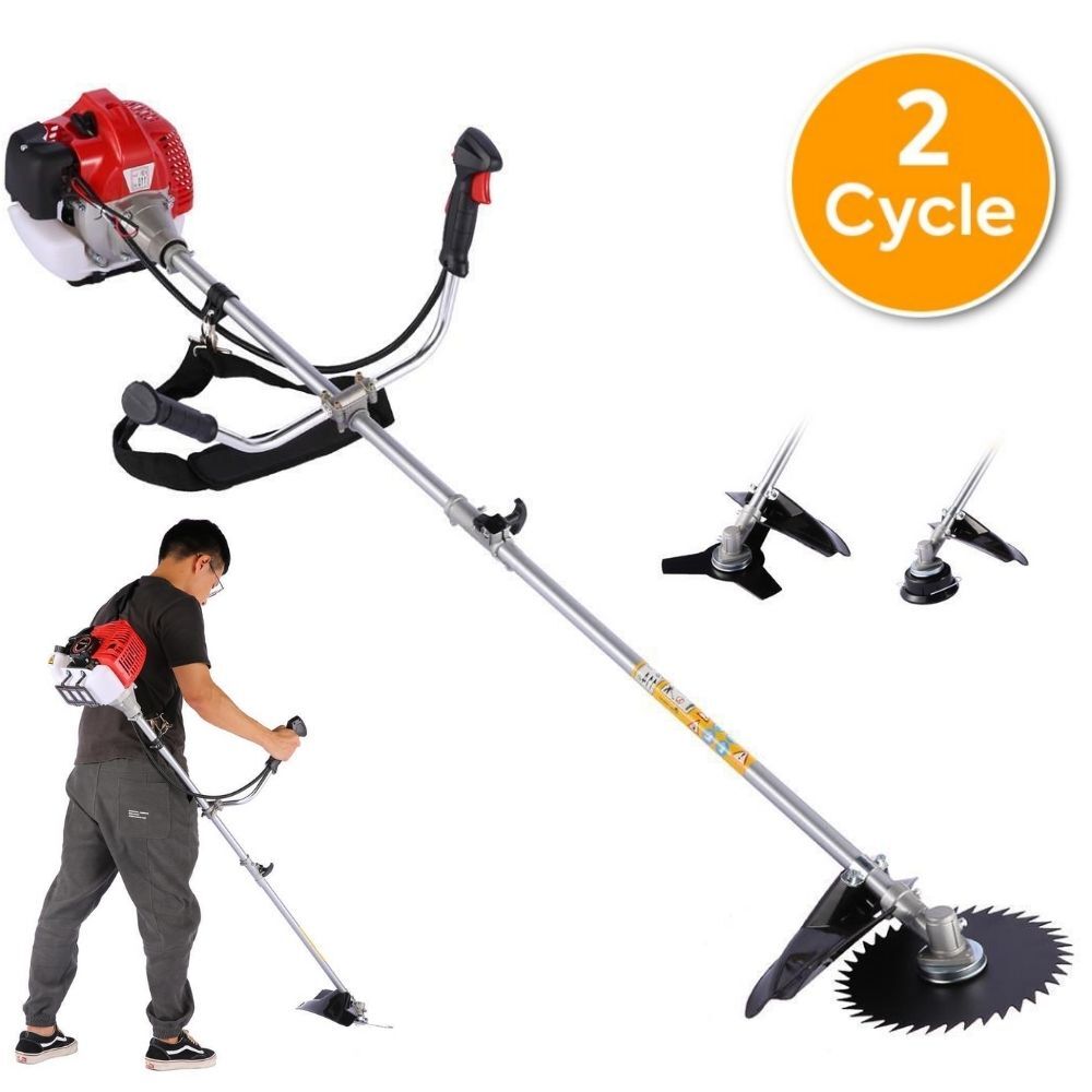 58CC Cordless Weed Eater Wacker Gas Powered 2-Cycle 4 in 1 String Grass Trimmer