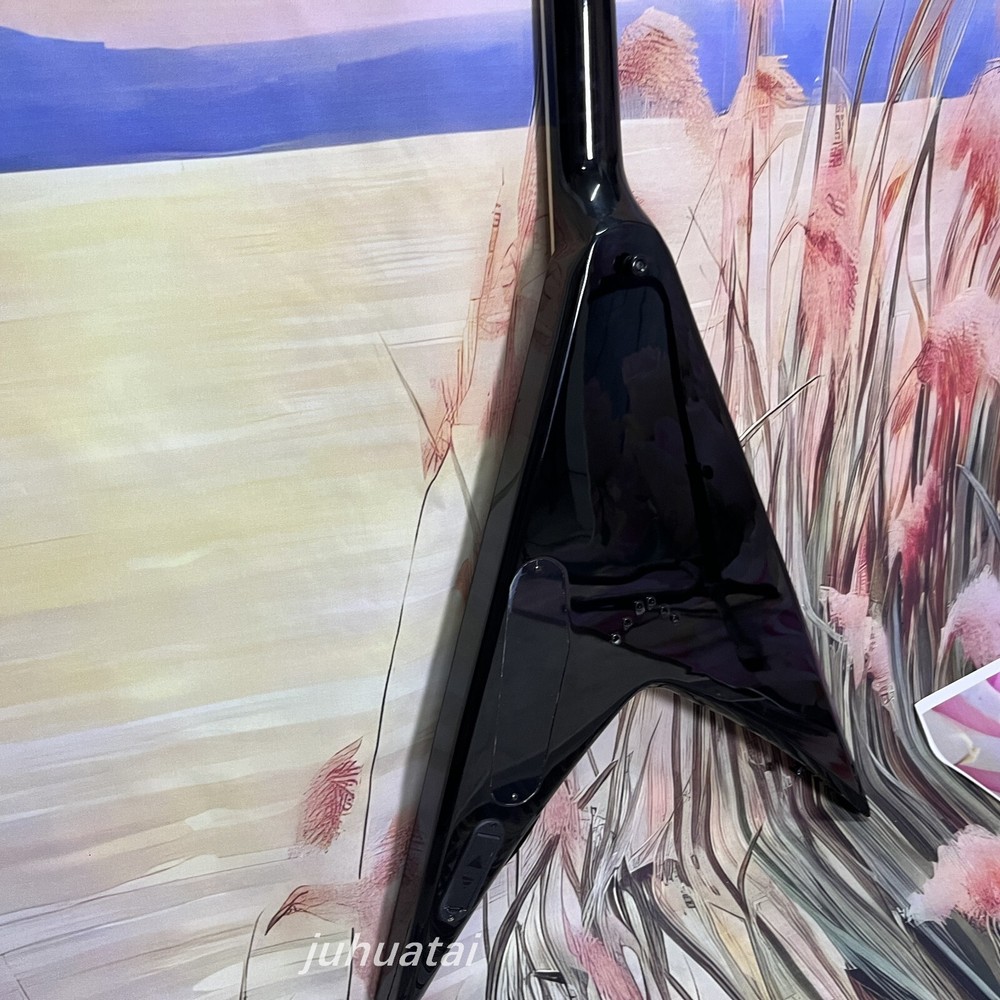 Solid Electric Guitar Dave Mustaine V Rust In Peace Active pickup 6 strings