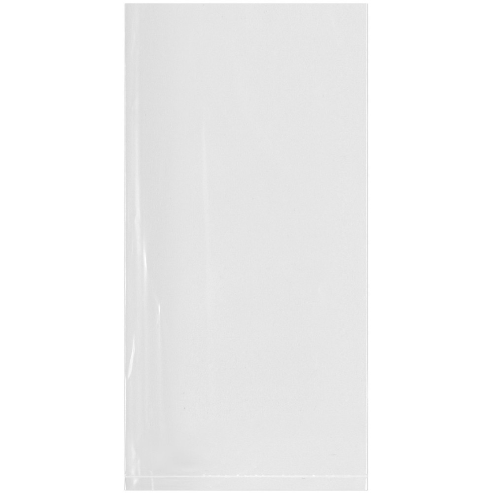 Plymor 4" x 8", 4 Mil Flat Open Clear Plastic Poly Bags
