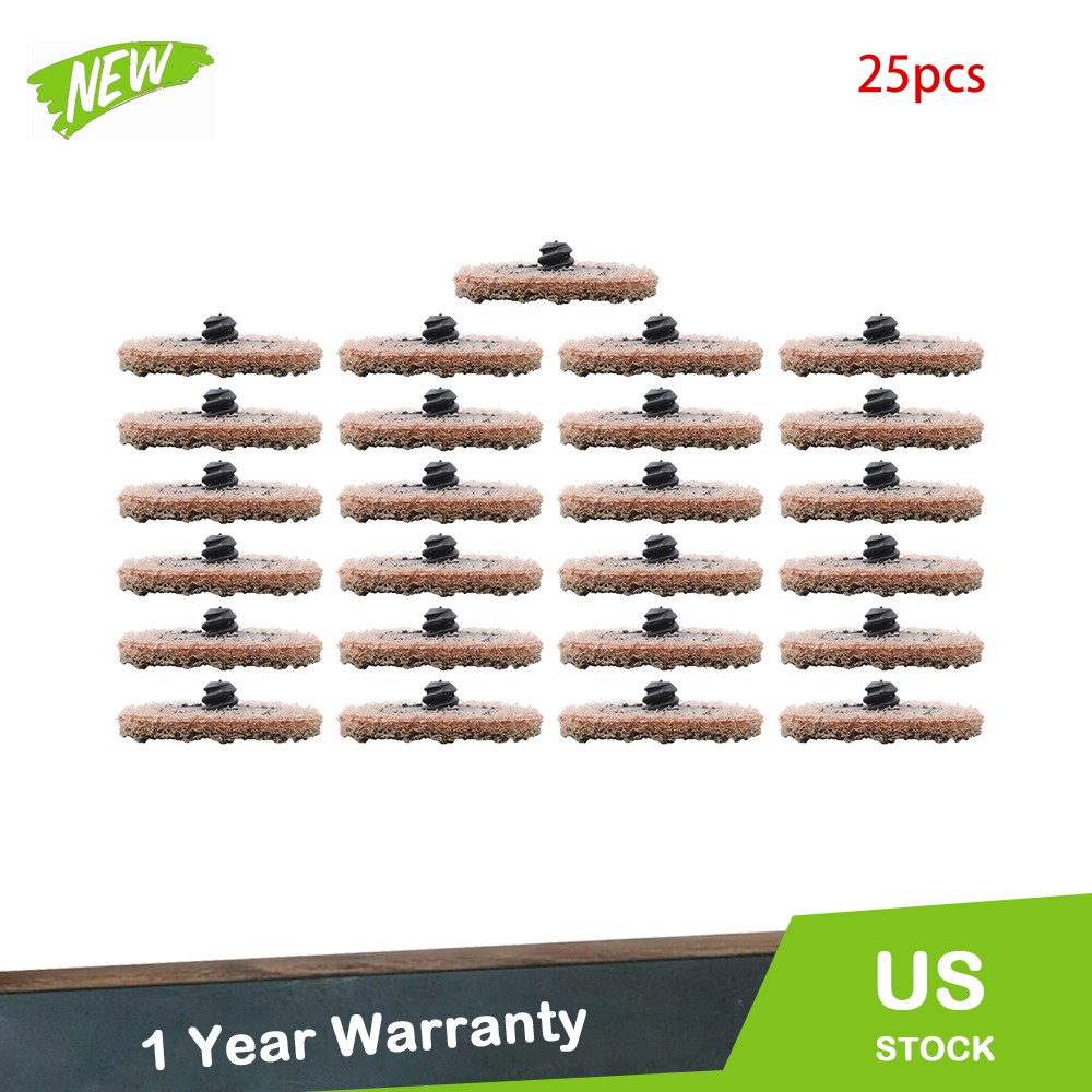 Surface Conditioning Quick Change Discs, 2" Tan (Coarse) Prep Pad - 25 Pack