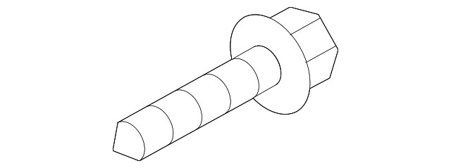 Genuine Ford Handle Inside Screw W717754-S450B