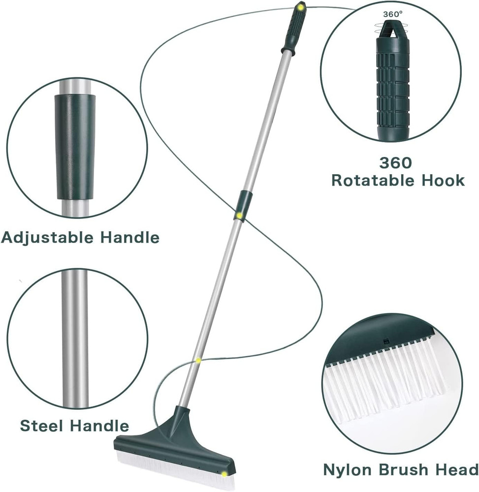 Gardening Tools, Adjustable Handle, Durable Grass Rake for Artificial Grass, Pet