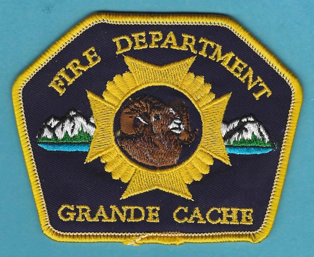 GRANDE CACHE ALBERTA CANADA FIRE DEPARTMENT PATCH FLASH
