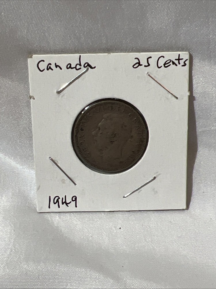 1949 CANADIAN 25 CENT QUARTER NICE (SILVER)