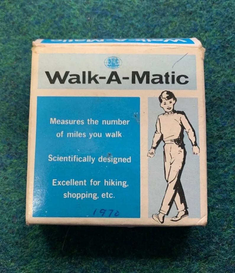 Vintage 1970 Walk-A-Matic Pedometer