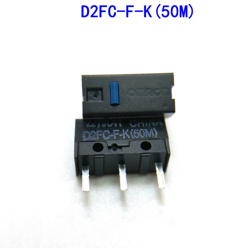 2pcs OMRON D2FC-F-K(50M) mouse microswitch 3-pin microswitch