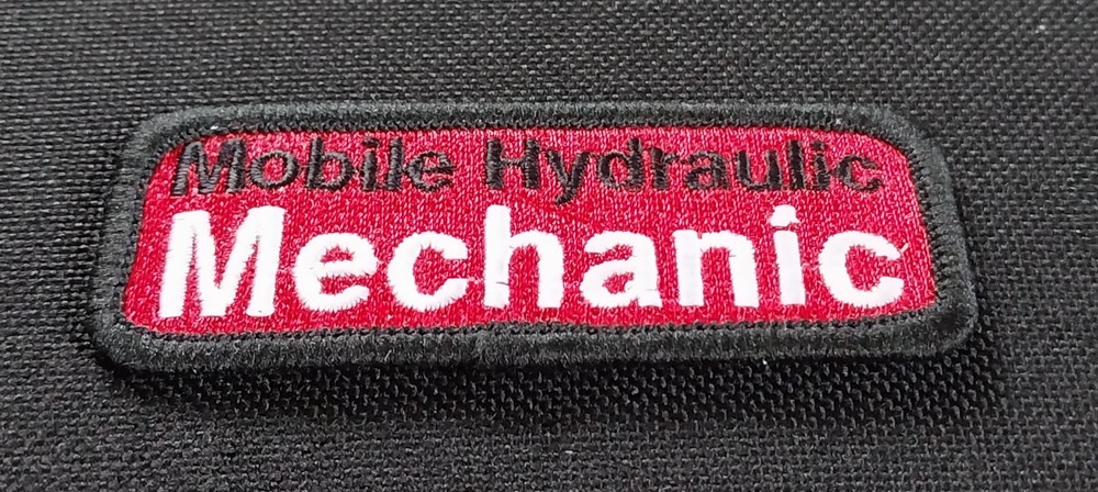 Embroidered PATCH ~ Mobile Hydraulic MECHANIC