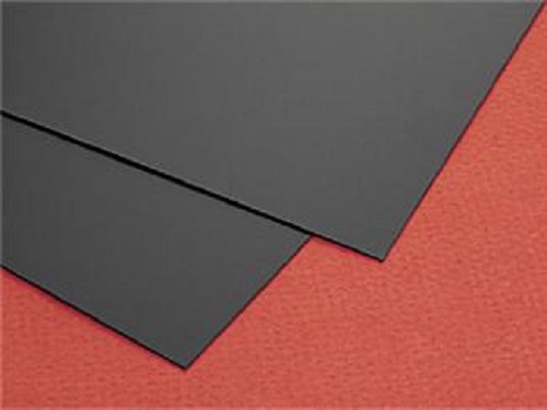 Black Polystyrene Plastic Sheet - 0.030" Thick - 24"x48" - Vacuum Forming