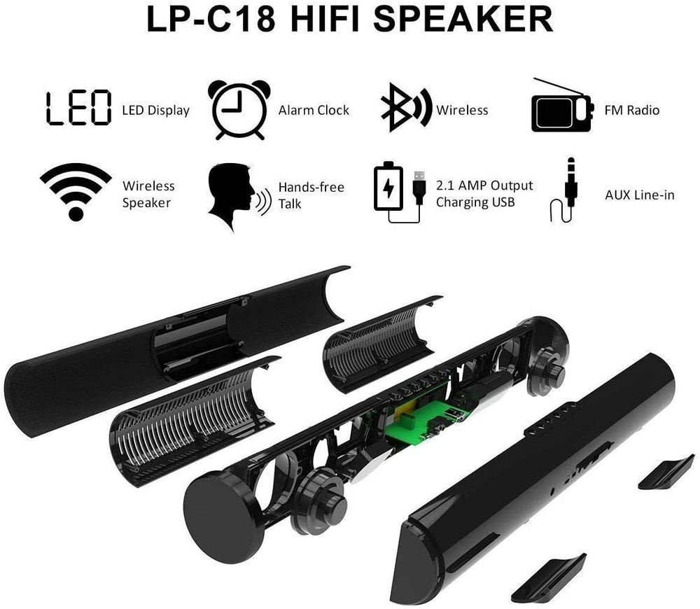 Wireless Bluetooth Speaker Surrounding Sound bar