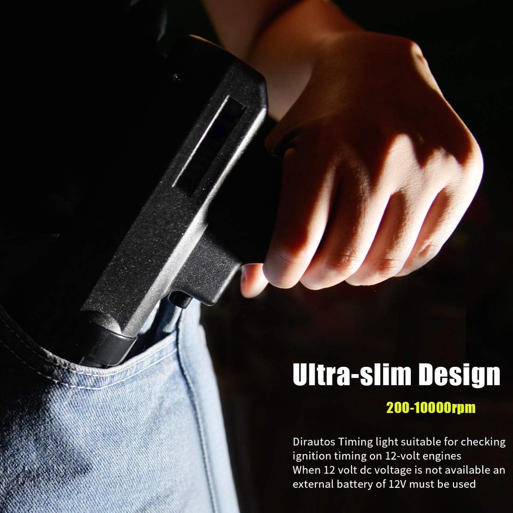 Engine Timing Light with Spark Plug Tester - Inductive Timing Light Gun