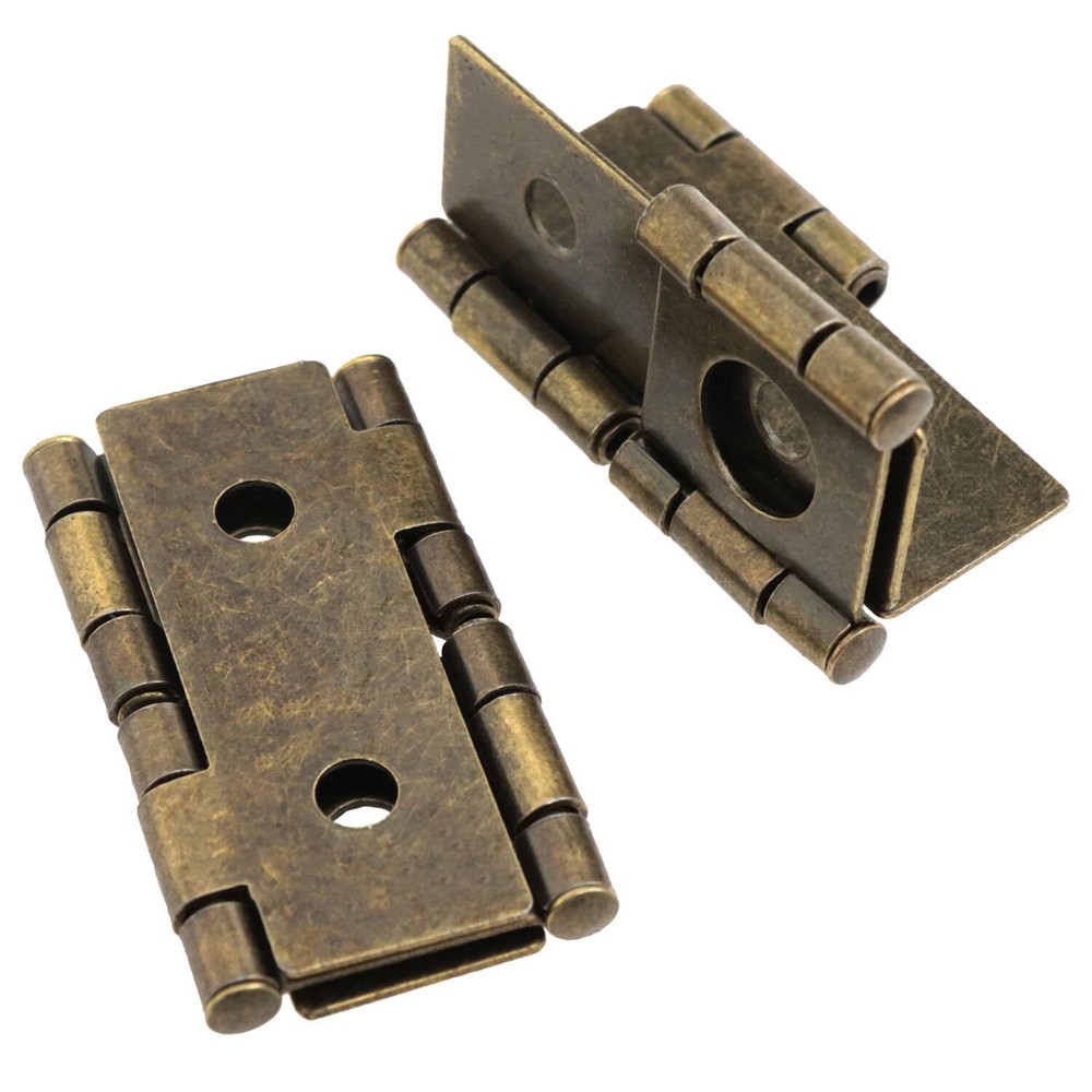 Bronze Double Folding Screen Hinges 360 Degree Rotation 8 Pack Iron Screws