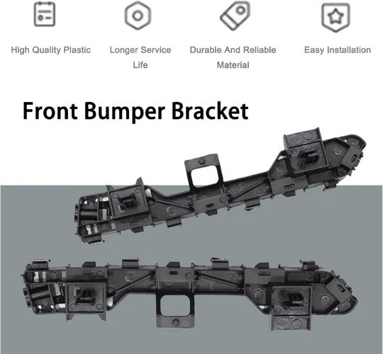 Front Bumper Bracket Front Left Driver and Right Passenger Side Bumper Cover Bra