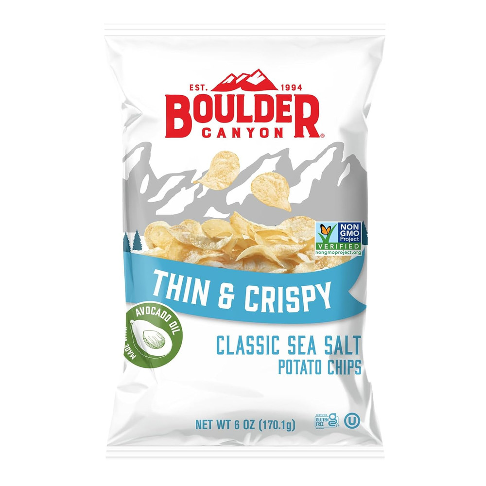 Thin & Crispy Classic Sea Salt Potato Chips, 6 OZ