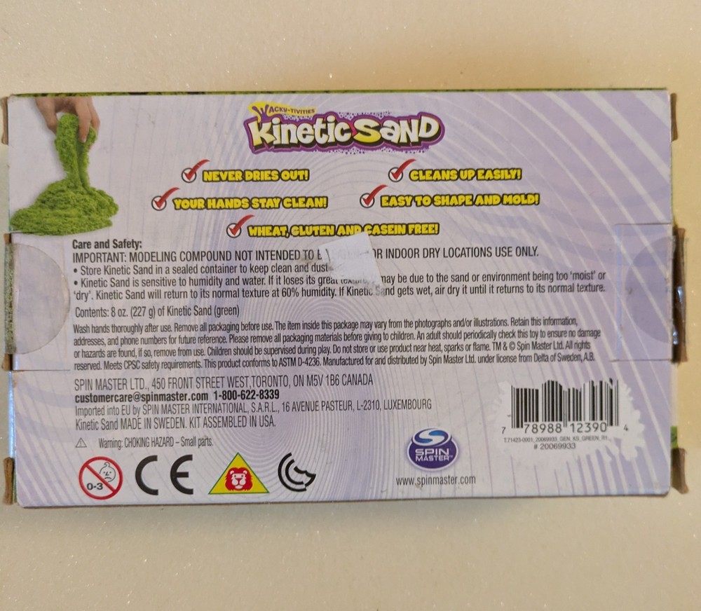Wacktivities Kinetic Sand Green