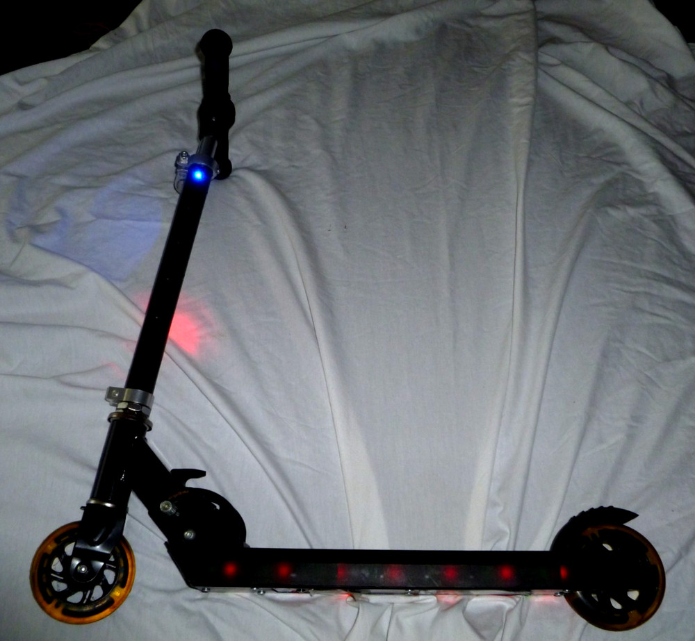 Jetson Jupiter Kick Scooter with LED Lights & Height Handlebar