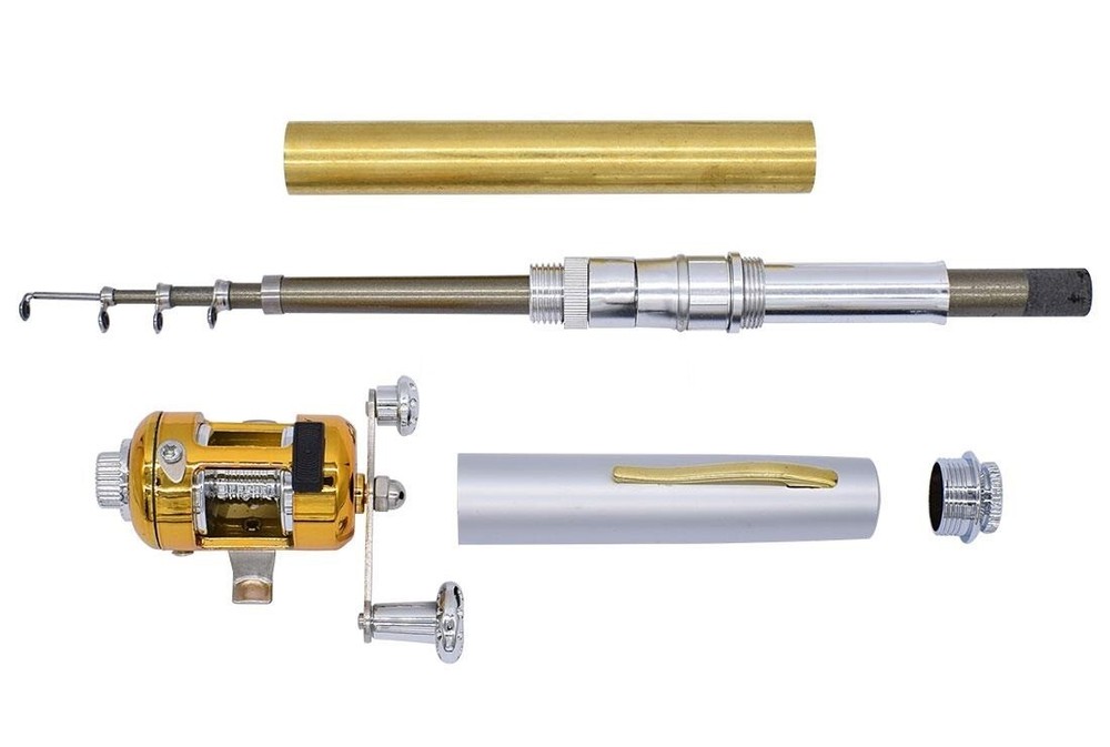 Fishing pole and reel turning kit