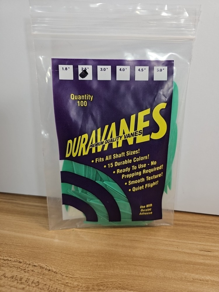 Norway Duravanes 2.5" Green - 100 pack