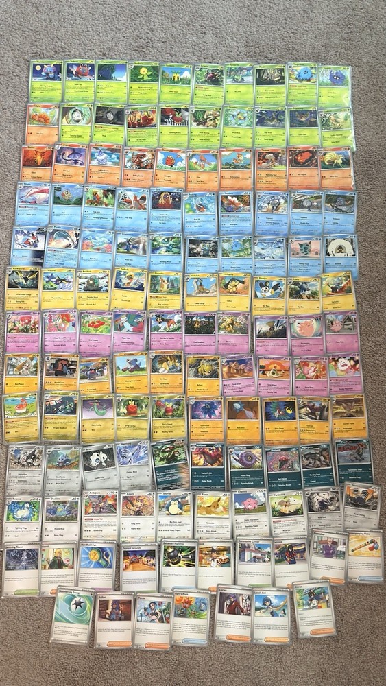 Twilight Masquerade Pokemon Master Set Starter Base 140 Cards