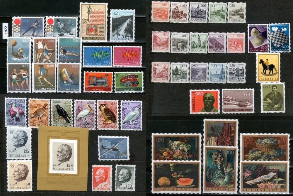 YUGOSLAVIA 1972 - COMPLETE MNH