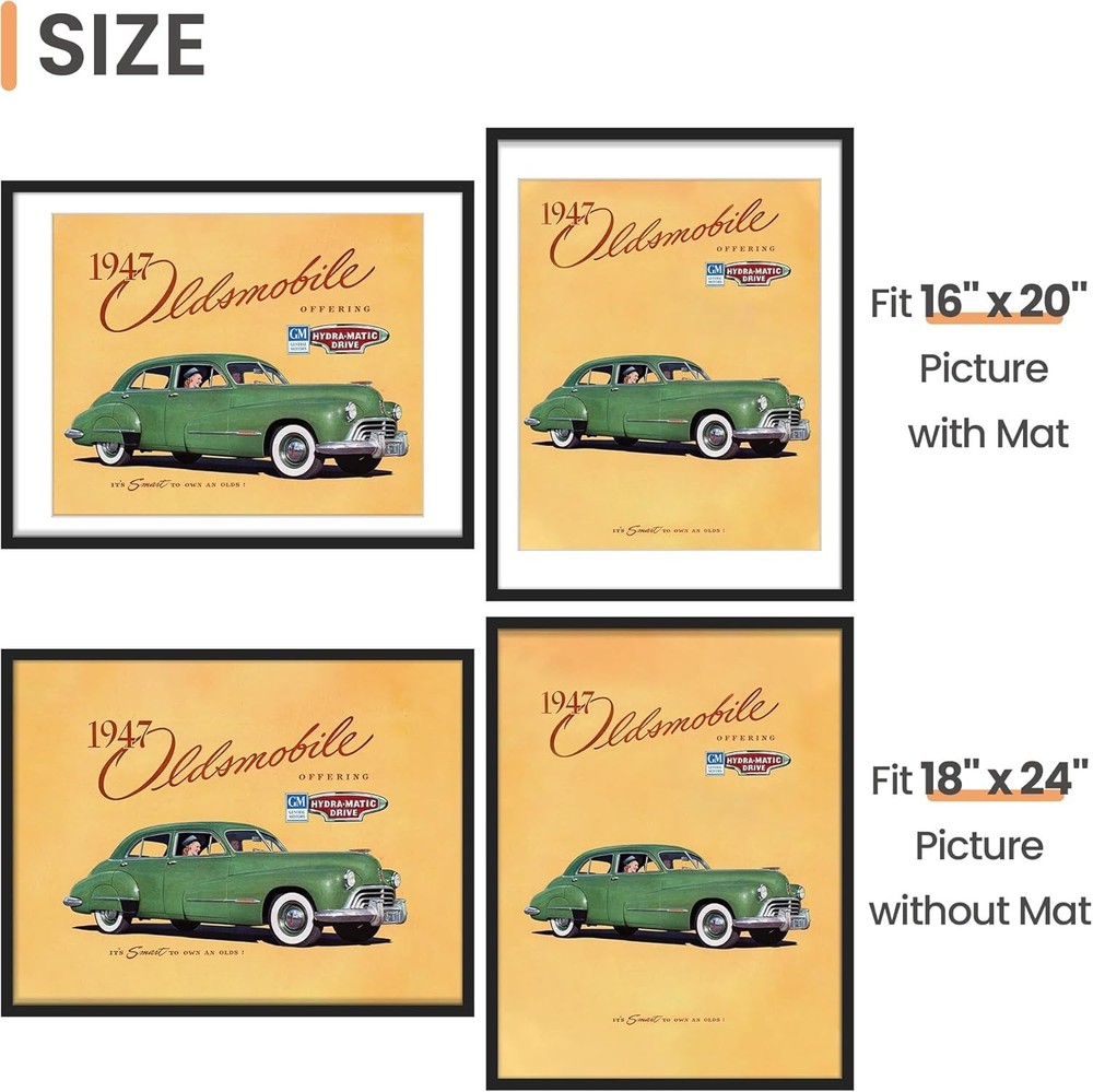 Versatile 18x24 Picture Frame Set - Collage Frames for Unforgettable Memories