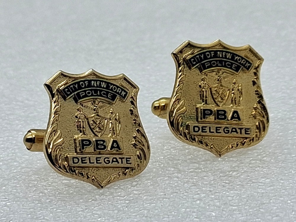 NYPD PBA Delegate Cufflinks
