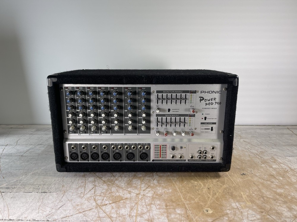 PHONIC 740 POWERPOD PLUS POWERED MIXER