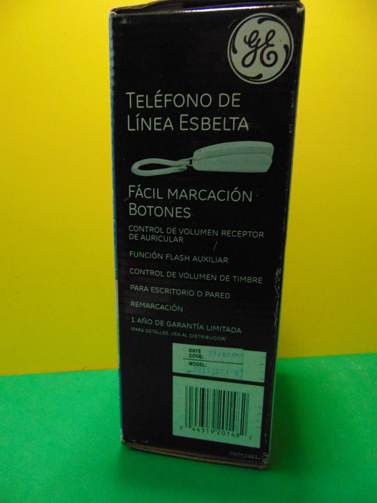 GE Slimline Phone Flash Function Easy-Dial Button 29253GE1 New in Box