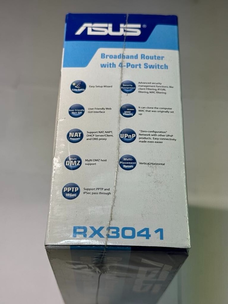 ASUS RX3041 Broadband Router with 4 Port Switch